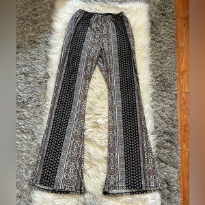 Printed Flare Pants